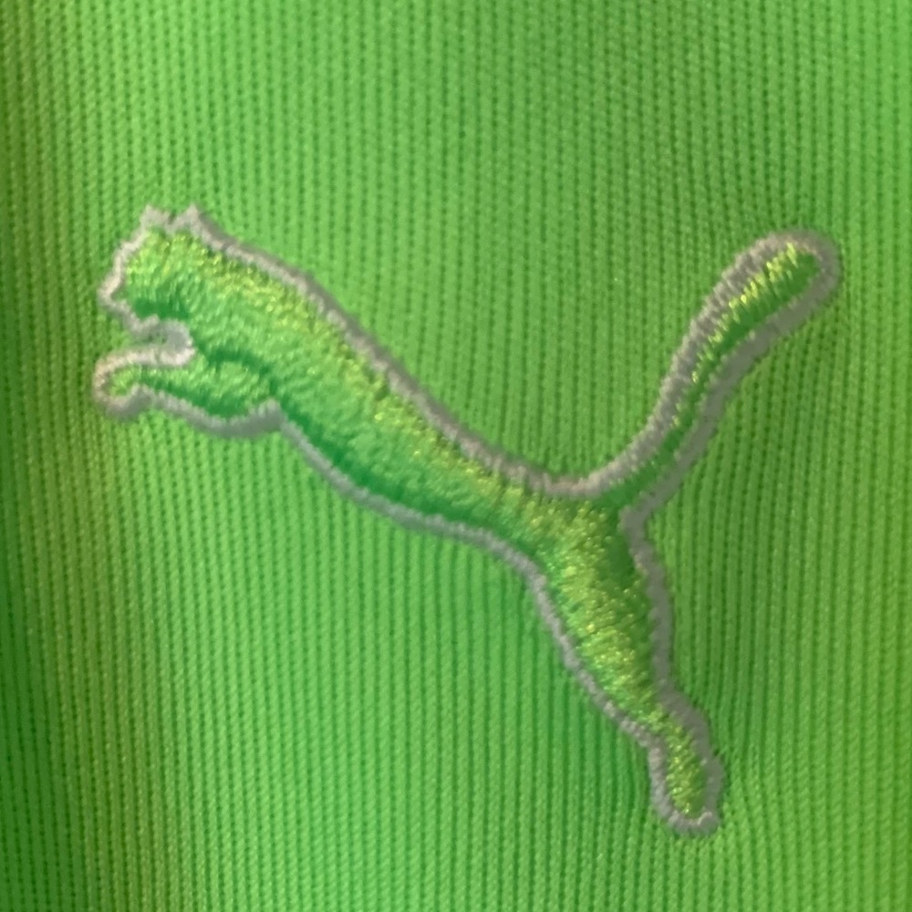 Puma Golf Shirt Boys S Color Neon Lime Green